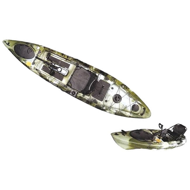 Caiac Allroundmarin Kajak ALL-TOP/396  Green Camo