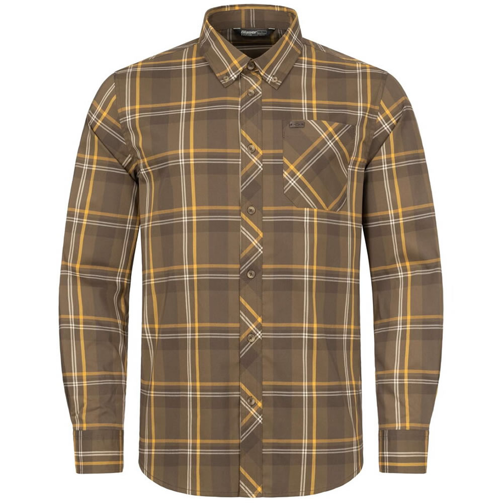 Camasa Blaser Stretch Harald 601, Brown, Marime M