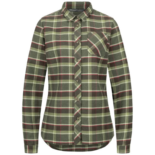Camasa Dama Blaser Charlotte, Olive &amp; Red, Marime 42