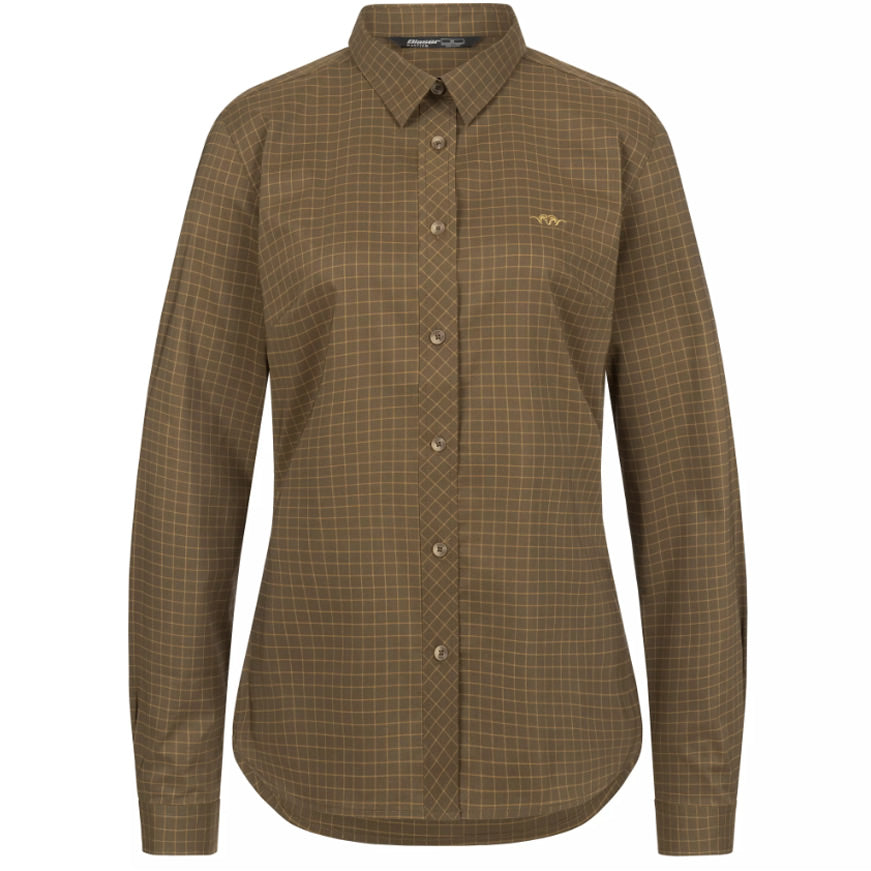 Camasa Dama Blaser Sergia, Dark Olive, Marime 38
