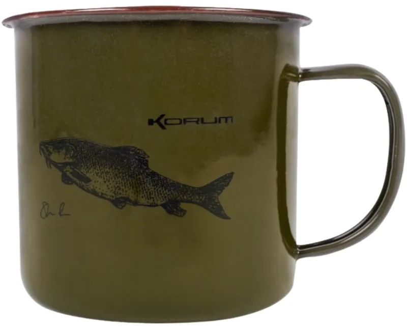Cana KORUM Classic Emajlirana Salica Barbel, 330ml