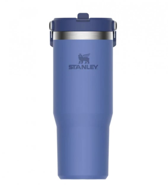Cana Termoizolanta cu pai STANLEY The IceFlow Flip Straw Tumbler Iris Blue 0.89L / 30oz