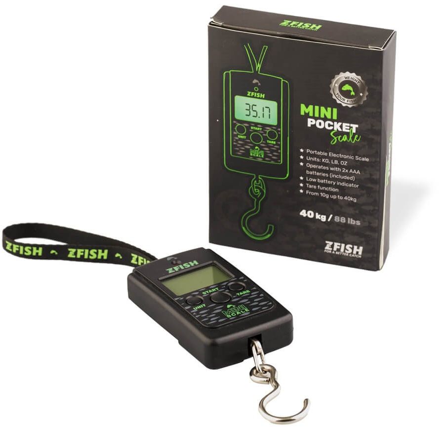 Cantar ZFISH Mini Scale, Up To 40Kg, 4.9x10.5cm