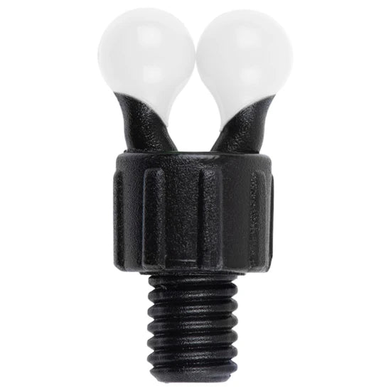 Cap Hanger Fox Black Label Bobbin Clips, White, 3buc/pac