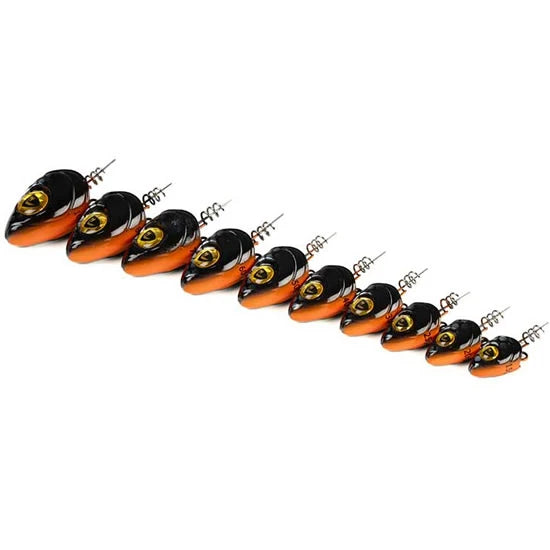 Cap Jig Fox Rage Slick Pelagic Heads, Shadow, 100g, 1buc/pac