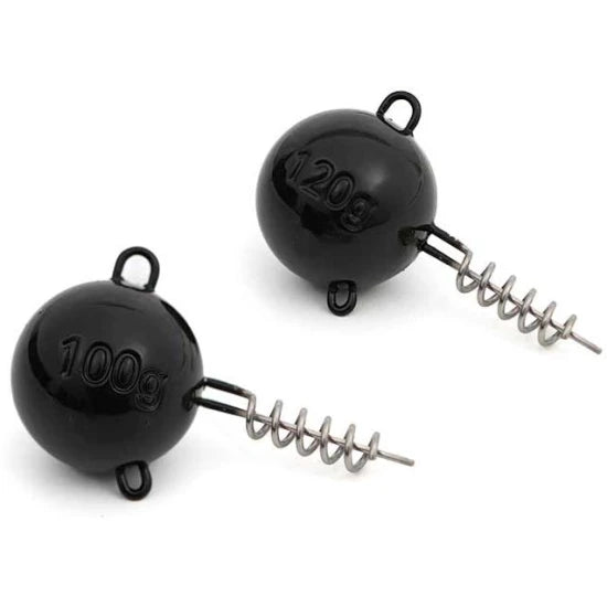 Cap Jig Fox Rage Pelagic Screws, Green Pumpkin, 120g, 1buc/pac
