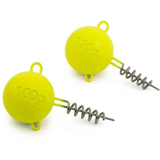 Cap Jig Fox Rage Pelagic Screws, Uv Yellow, 100g, 1buc/pac