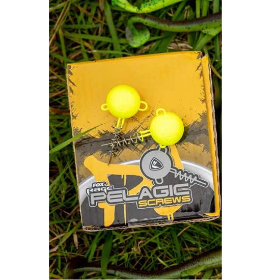 Cap Jig Fox Rage Pelagic Screws Uv Yellow 60g