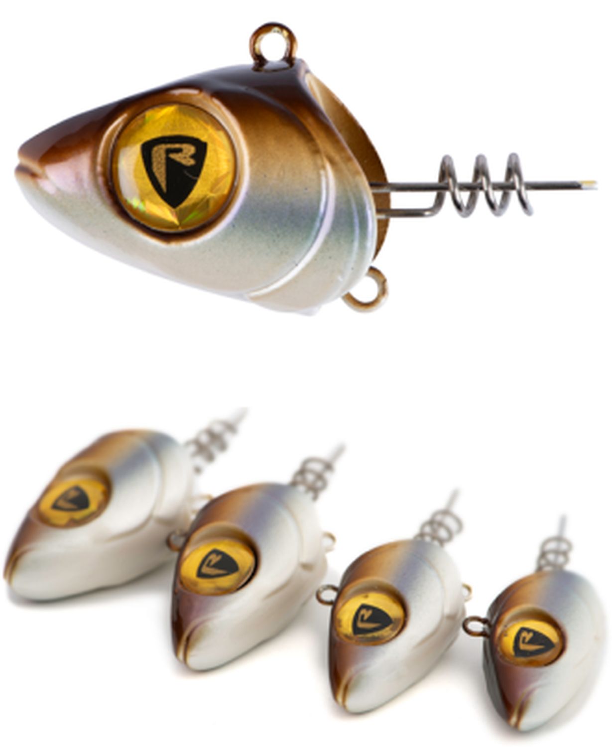 Cap Jig Fox Rage Slick Pelagic Heads, Arkansas Shiner, 40g, 1buc/pac