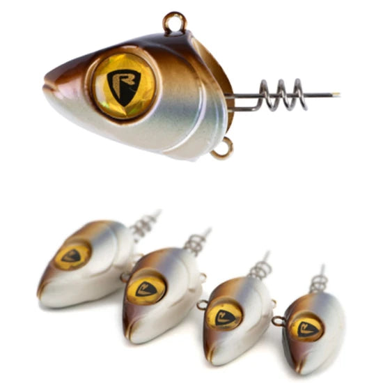 Cap Jig Fox Rage Slick Pelagic Heads, Arkansas Shiner, 60g, 1buc/pac