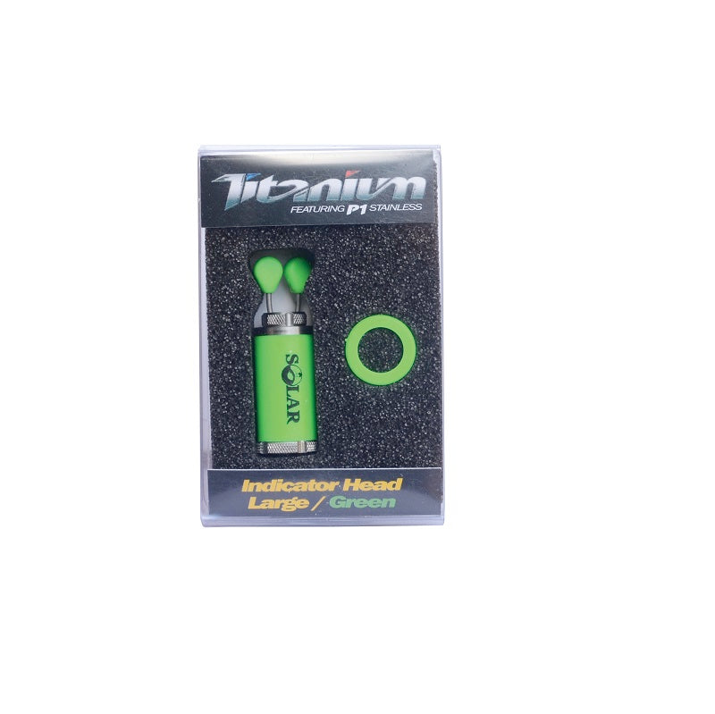 Cap Swinger Solar Titanium Indicator Head Large Green