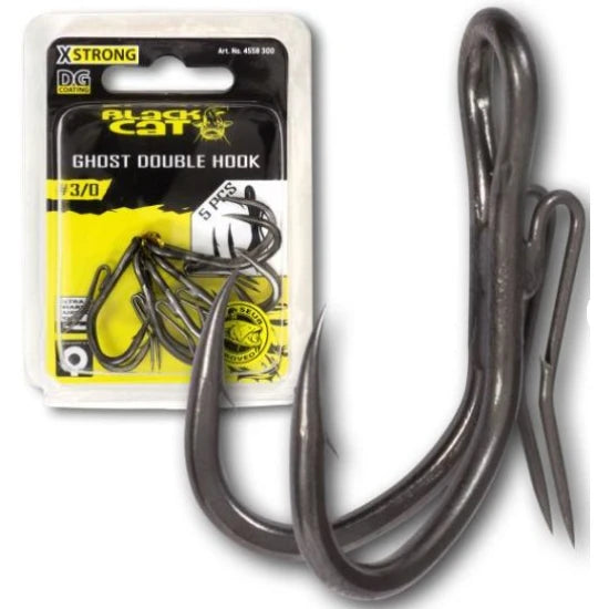 Carlig Black Cat Ghost Double Hook Dg, Nr.3/0, 5buc/pac