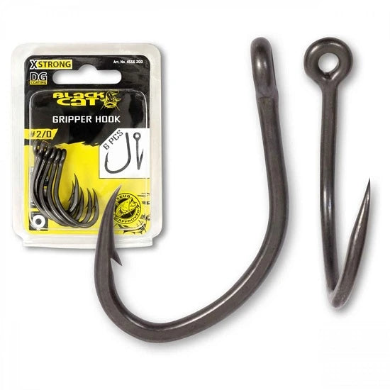 Carlig Black Cat No.2/0 Gripper Hook Dg Coating