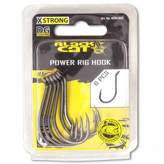Carlig Black Cat No.5/0 Power Rig Hook Dg Coating