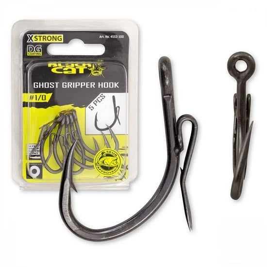 Carlig Black Cat No.7/0 Ghost Rig Hook Dg Coating