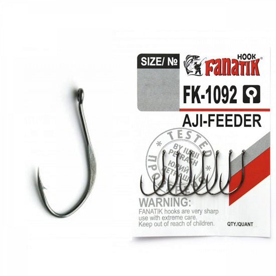 Carlig Fanatik FK-1092 No.10 Aji-Feeder 8buc/plic