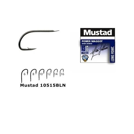 Carlig Mustad Forjat Bln Power Maggot, 10buc/plic Nr.16