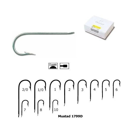 Carlig Mustad M1799d Cu Tija Lunga Si Protectie Anticoroziva Nr.4