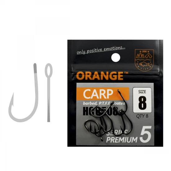 Carlig Orange Carp Hook Series 5 Nr.10 8buc/plic