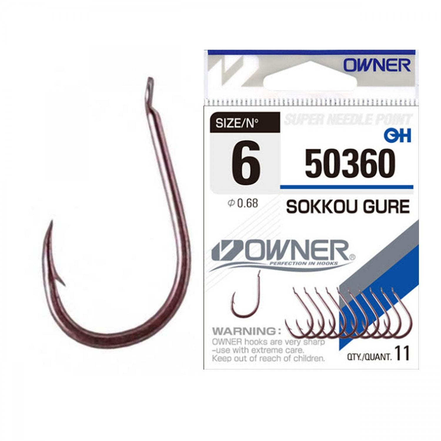 Carlig Owner 50360 No.2 Sokko Gure 8buc/plic