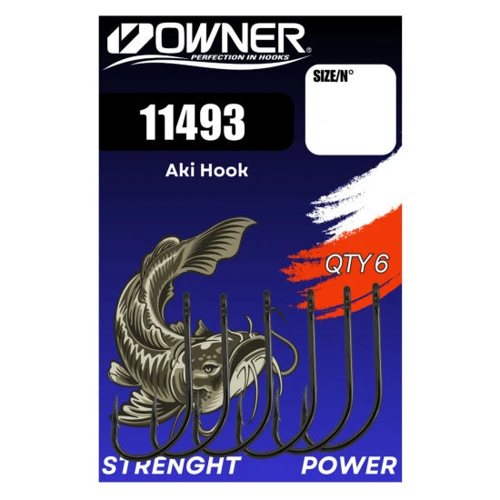 Carlig Owner Amaz 11493 Aki Hook Nr.8/0, 6buc/pac