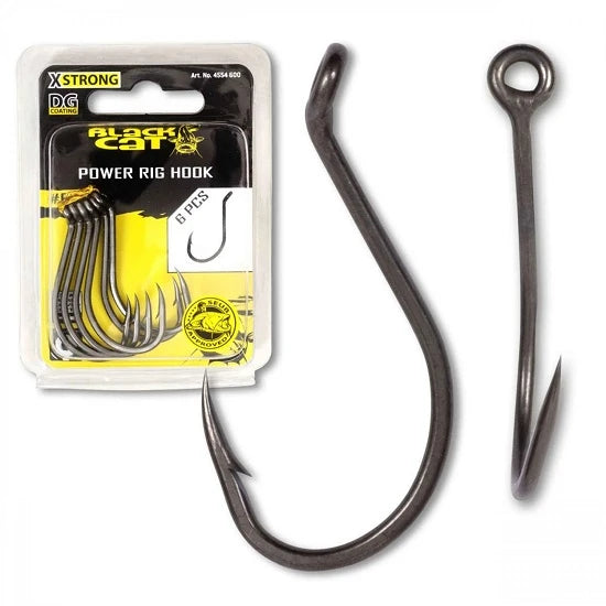 Carlig Somn Black Cat No.7/0 Power Rig Hook Dg Coating