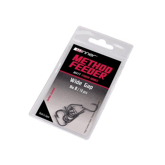 Carlig Winner Matt Finish Method Feeder Hook Wide Gap nr 16