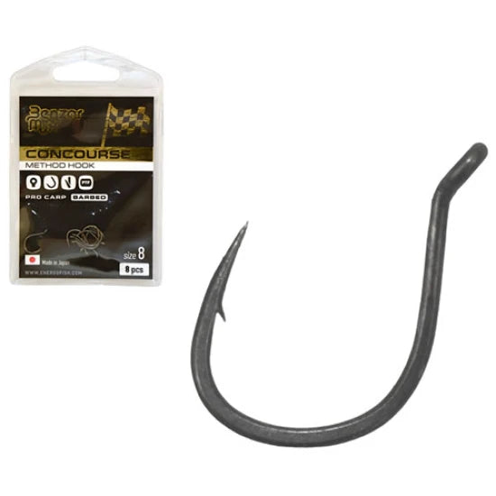 Carlige Benzar Mix Concourse Method Pro Carp, Nr.12, 8buc/plic