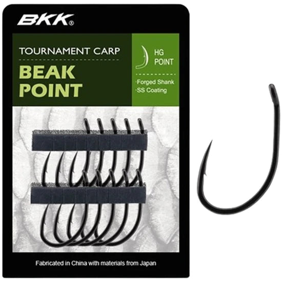 Carlige Bkk Beak Point Tournament Carp Nr.2, 10buc/pac