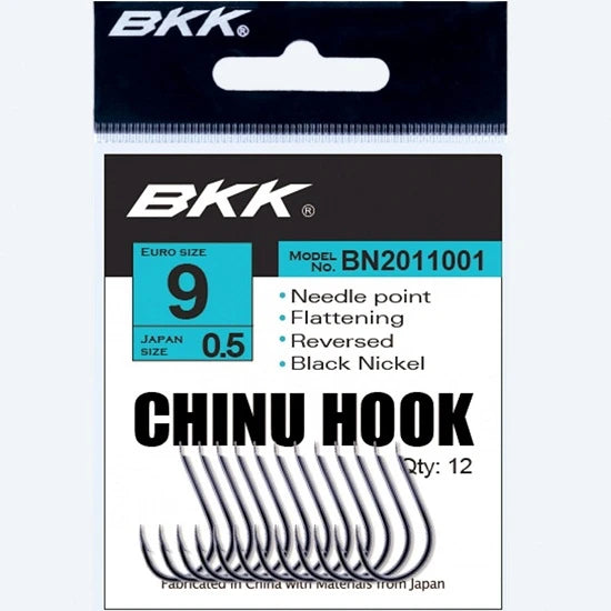 Carlige Bkk Chinu Diamond Black Nickel Nr.2 8buc/plic
