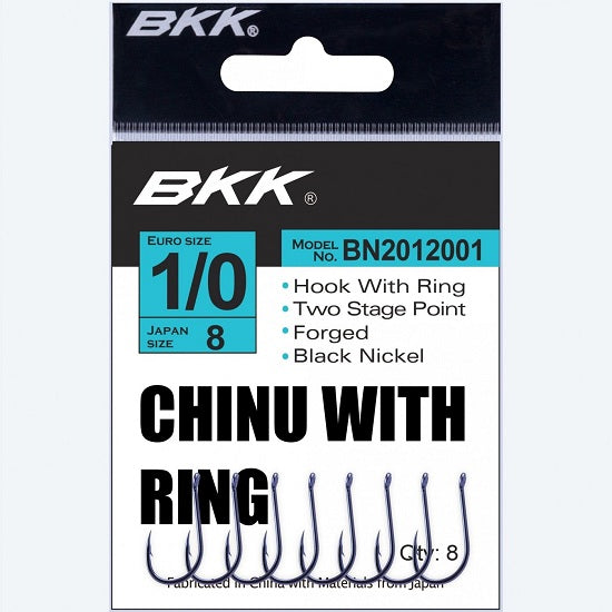 Carlige BKK Chinu-R Diamond Black Nickel Nr.10 10buc/plic