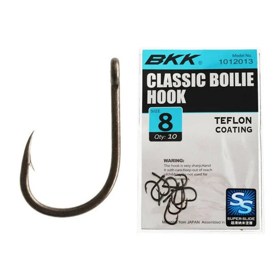 Carlige Bkk Classic Boiles Super Slide Bait Hook Nr.2, 10buc/plic