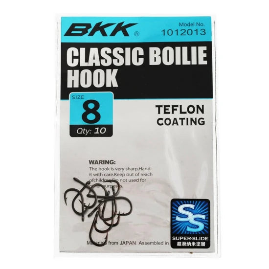 Carlige Bkk Classic Boiles Super Slide Bait Hook Nr.4, 10buc/plic