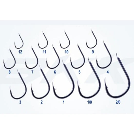 Carlige Bkk Iseama Shark, Black Nickel, Nr.1, 7buc/pac