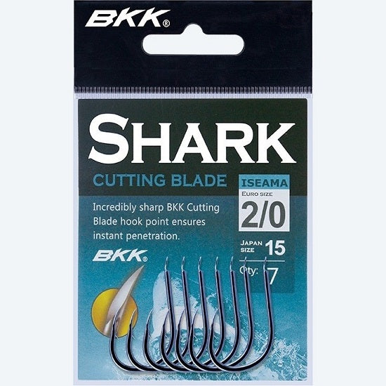 Carlige BKK Iseama Shark Black Nickel Nr.2  8buc/plic