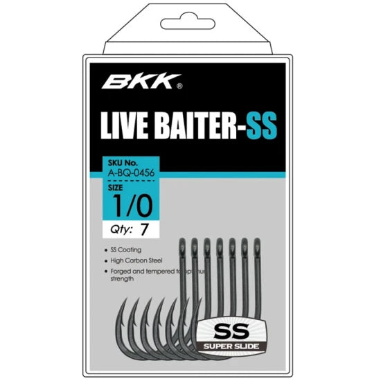 Carlige Bkk Live Baiter Ss, Nr.4/0, 5buc/pac