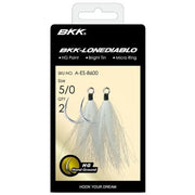 Carlige Bkk Lone Diablo Bucktail Teaser, Nr.2/0, 2buc/pac