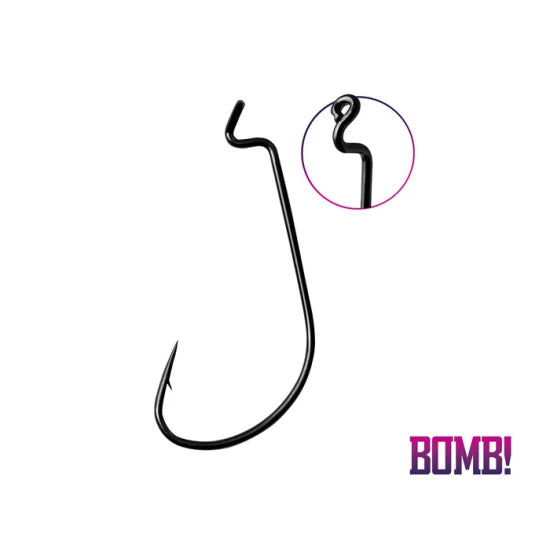Carlige Bomb D Shot Offs Worm  5buc Nr 2