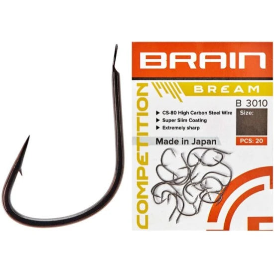 Carlige Brain Bream B3010 Hooks, Nr.4, 20buc/pac