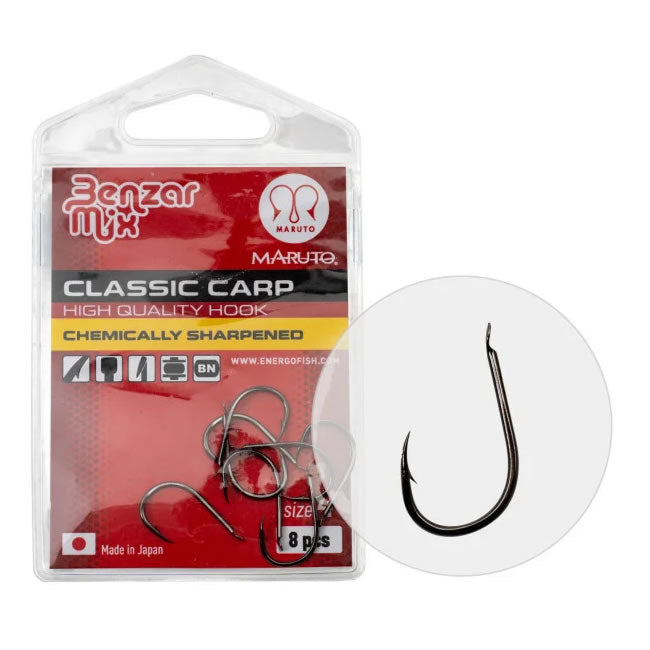 Carlige Benzar Classic Carp Nr.6, 8buc/plic