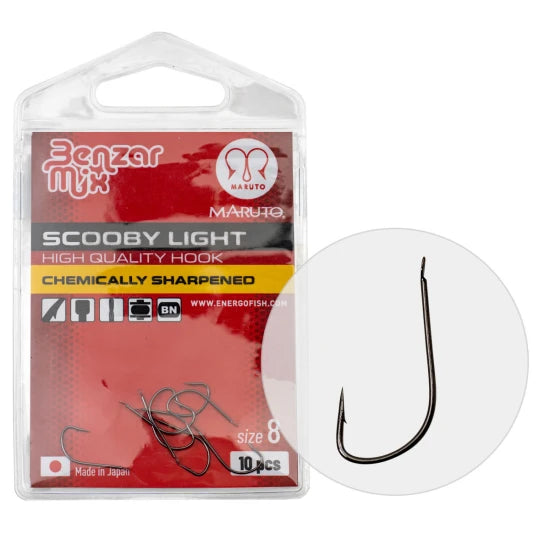 Carlige Benzar Scooby Light Nr.8, 10buc/plic
