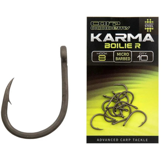 Carlige Carp Academy Karma Boilie R, Nr.8, 10buc/pac