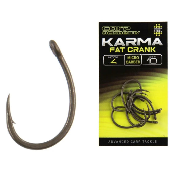 Carlige Carp Academy Karma Fat Crank, Nr.4, 10buc/pac