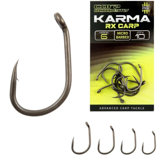 Carlige Carp Academy Karma Rx Carp, Nr.8, 10buc/pac