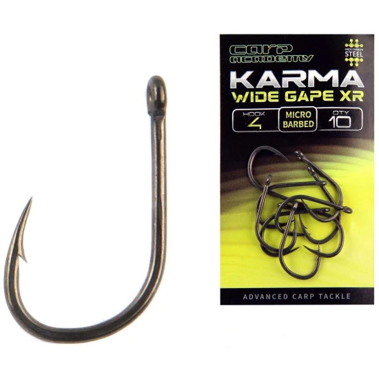 Carlige Carp Academy Karma Wide Gape Xr, Nr.6, 10buc/pac