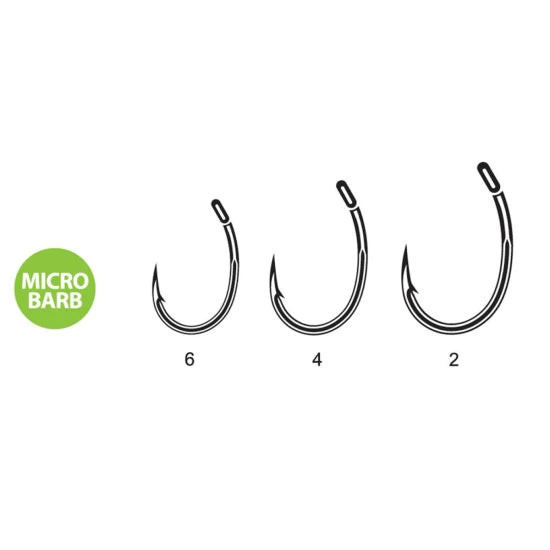 Carlige Carp Spirit Round Curve Nr.4, 10buc/plic