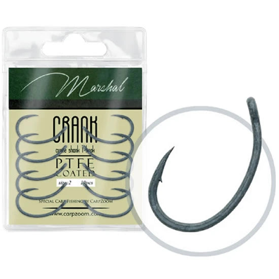 Carlige Carp Zoom Marshal Crank Hook, Nr.4, 10buc/pac