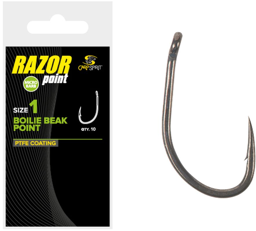 Carlige Carp Spirit Boilie Beak Point (BBP), Nr.10, 10buc/plic