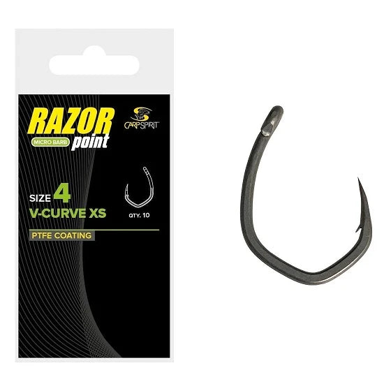 Carlige Carp Spirit Razor Point V-curve Xs Nr.2