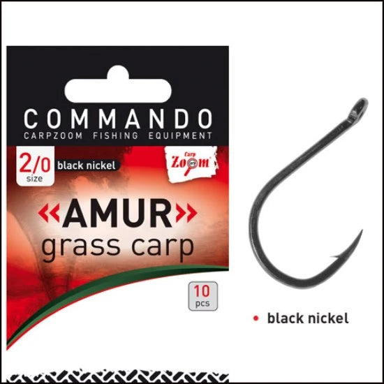 Carlige Carp Zoom Amur-grass Carp, Nr.2/0, 10buc/pac